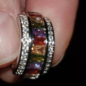 Gorgeous Multi Crystal Earrings